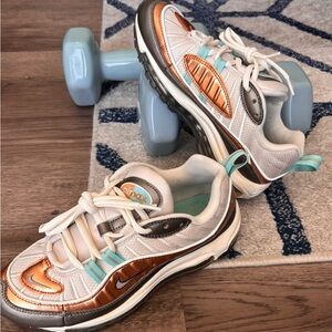 Nike Women's Air Max 98SE Phantom-Copper Teal Sz.6.5